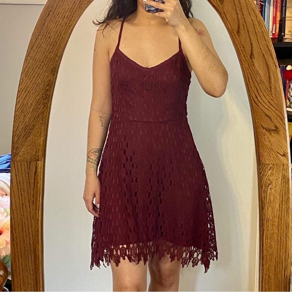 Crochet skull pattern dress